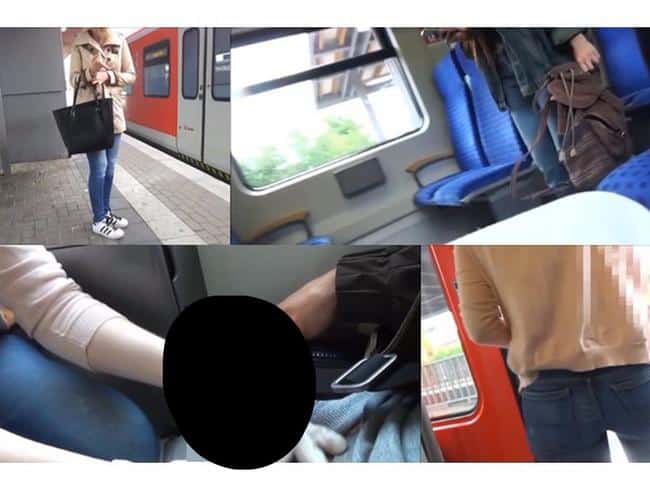 Versaute-Bahnfahrt**Öffentliche Schwanzmassage!