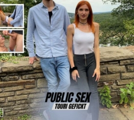 PUBLIC SEX! Touri auf Aussichtsplattform gefickt!
