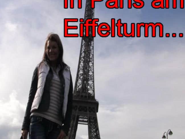 In Paris am Eiffelturm...