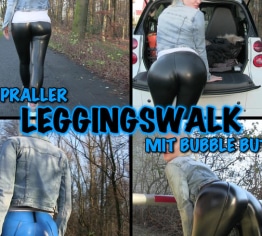 Praller LEGGINGSWALK – BubbleButt und Cameltoe Posing