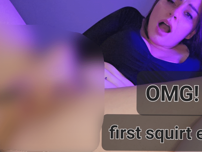 Teengirl hat ihren ersten squirt
